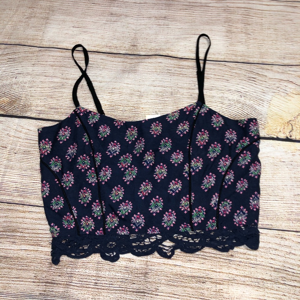 LF Millau Floral Crop Top